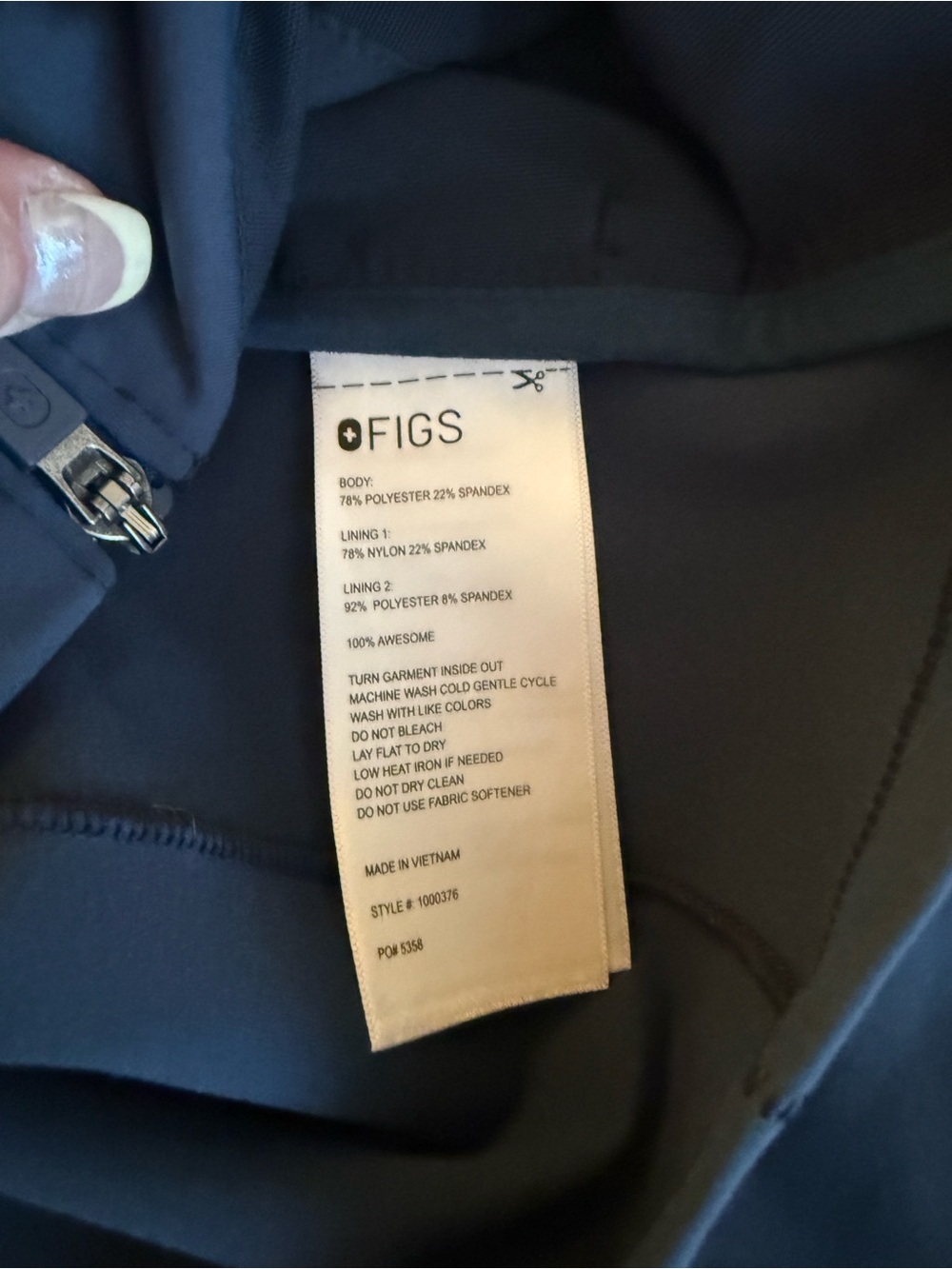 Figs On Shift Contour Jacket XXL - Picture 4 of 4